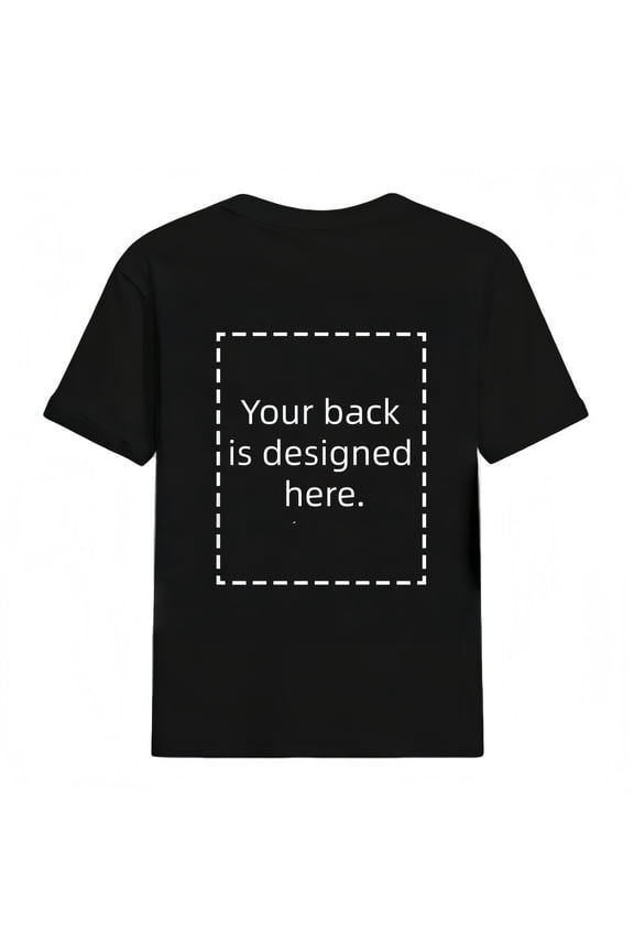 Personalized Coach Work Identity T-Shirt Custom Name Logo Photo Daily Wear Tee