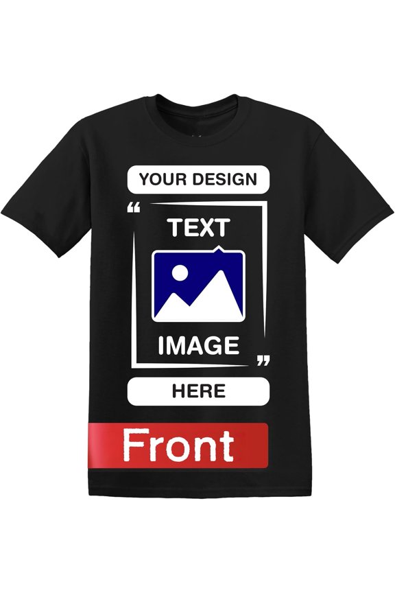 Personalized Coach Work Identity T-Shirt Custom Name Logo Photo Daily Wear Tee
