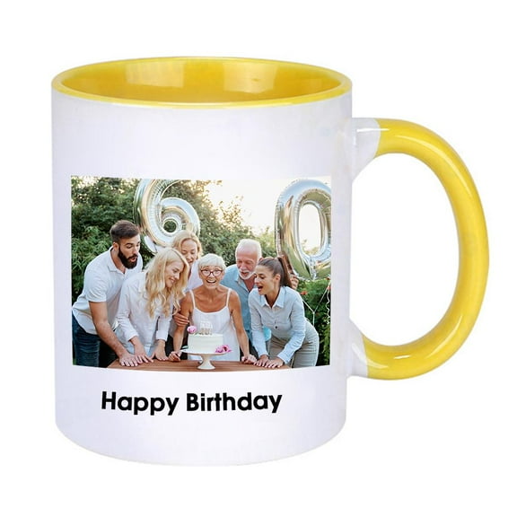 Personalized Coffee Mug,Custom Picture Text or Logo Ceramic Mug,Personalized Photo Coffee Mugs for Women Men Friends,Custom CoffeeMug Gift for Fathers Day Mothers Day Birthday Christmas Holidays