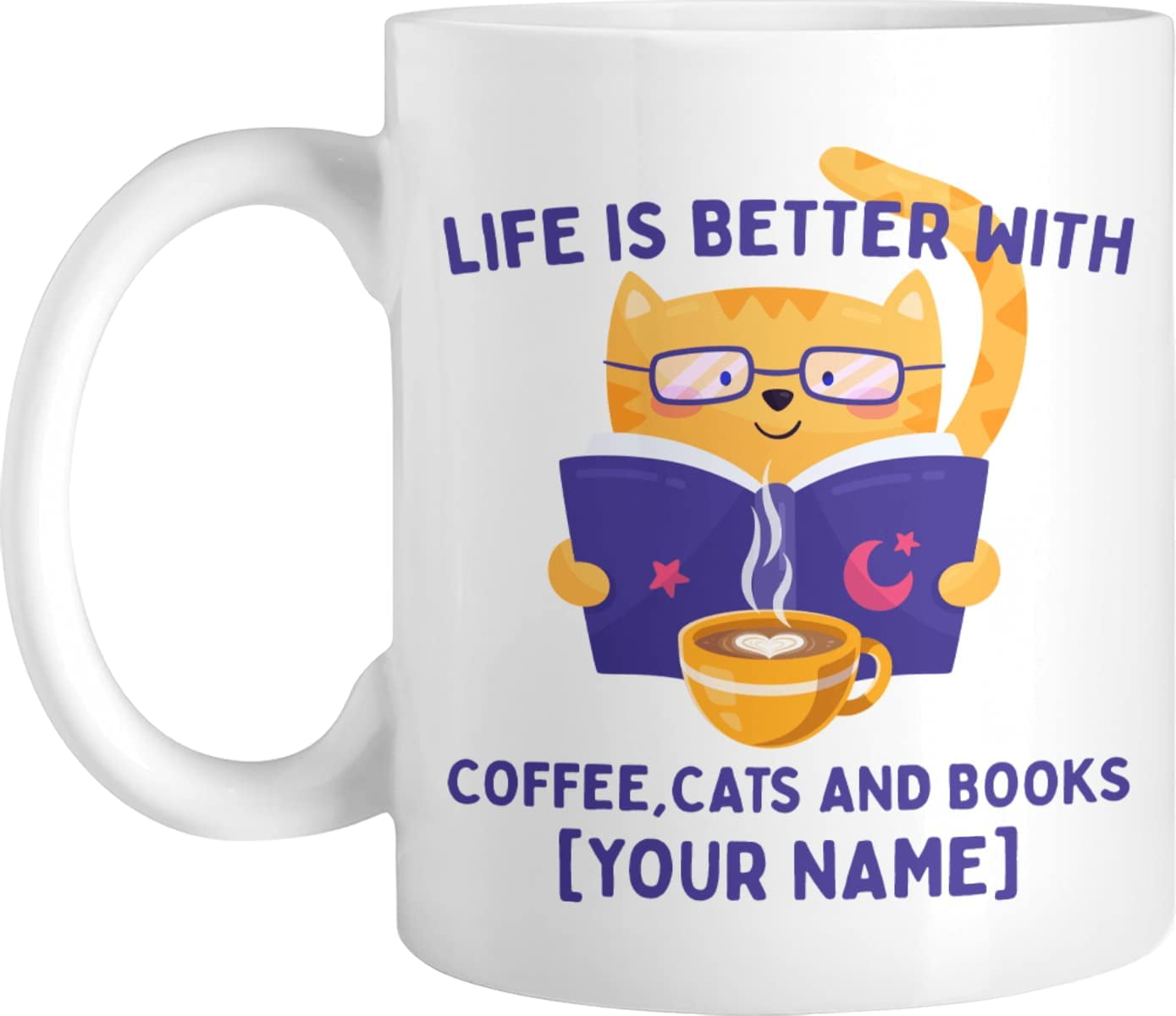Personalized Mug - Life Is Better With A Cat Custom Cup