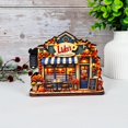 Cosyom Name Personalized Coffee Shop Wood Tabletop Decor, Custom Cafe Name Fall ...