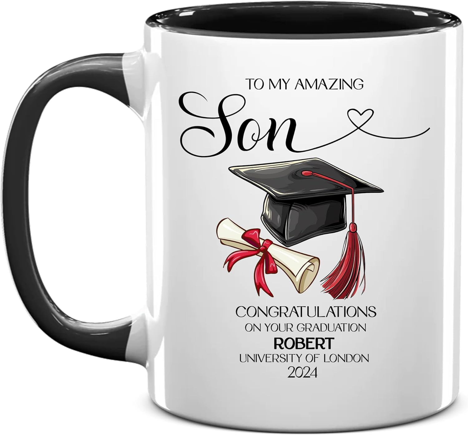 Personalized College Graduate Gifts For Son, Custom Grad Graduation