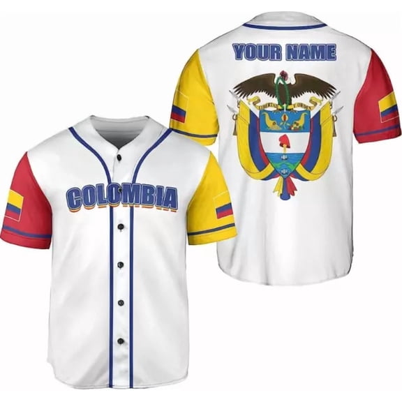 Personalized Colombia Flag, Colombian 3D Baseball Jersey Shirt - Hot Sale 2026