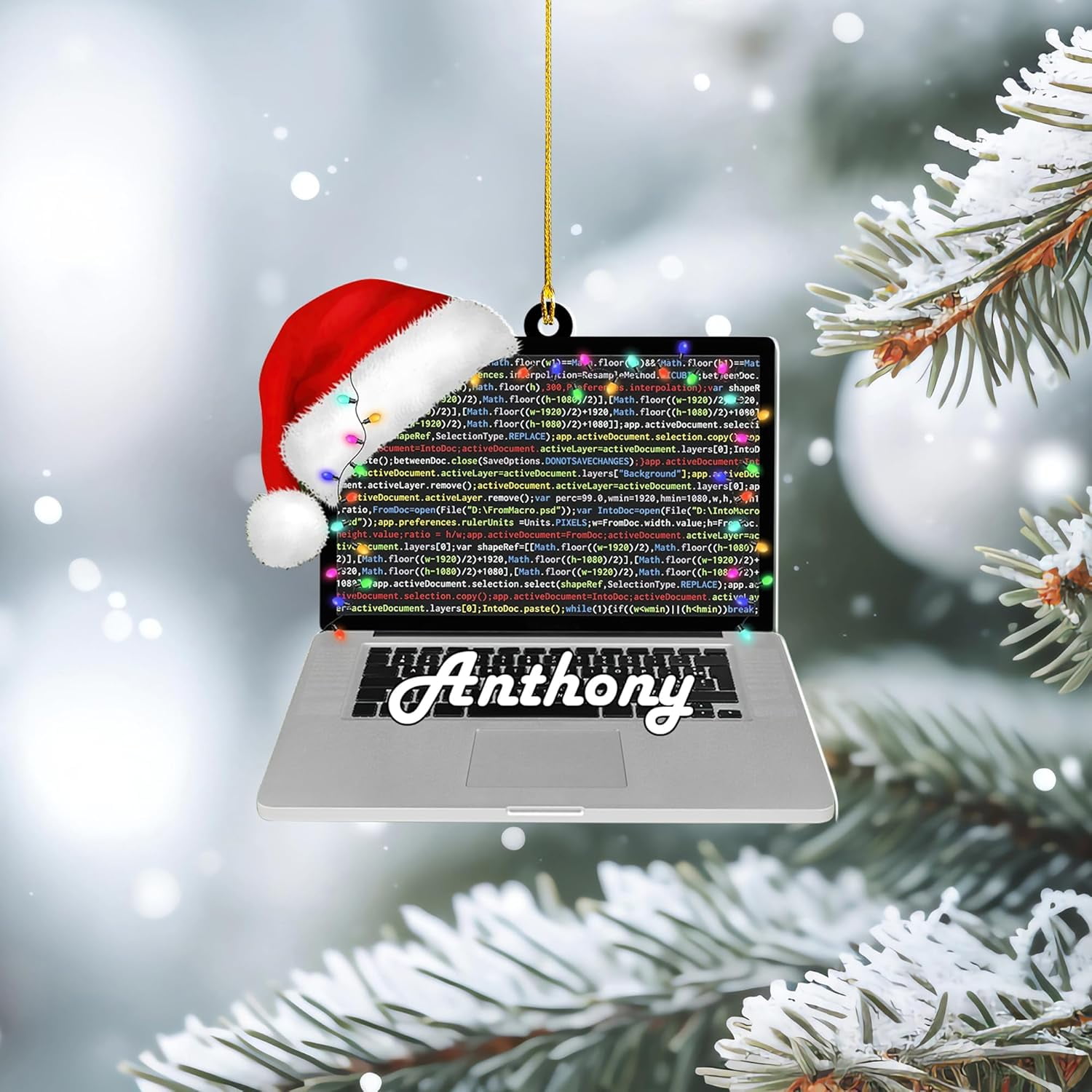 Personalized Computer Ornament, Pc Computer Christmas Ornament Gaming ...