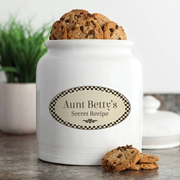 Personalized Cookie Jar Available In Multiple Styles