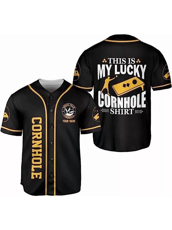 Personalized Cornhole Baseball Jersey Cornhole Toss Like A Boss Baseball Shirts - Hot Sale