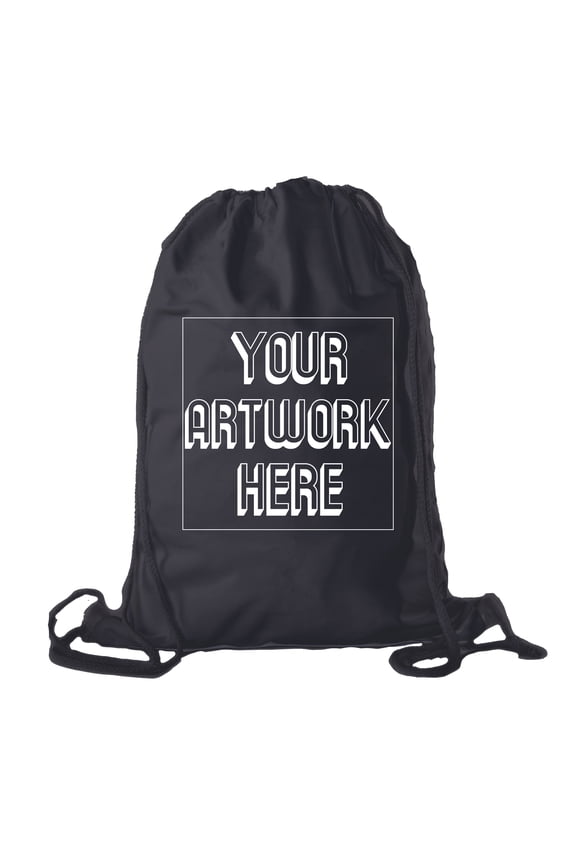 Personalized Cotton Drawstring Backpacks, Your logo here Custom Cinch Sacks