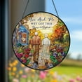 thumbnail image 1 of Personalized Couple Glass Suncatcher, You And Me We Got This Glass Suncatcher, Wedding Anniversary Gift, Gift For Couple, Anniversary Gift, 1 of 2