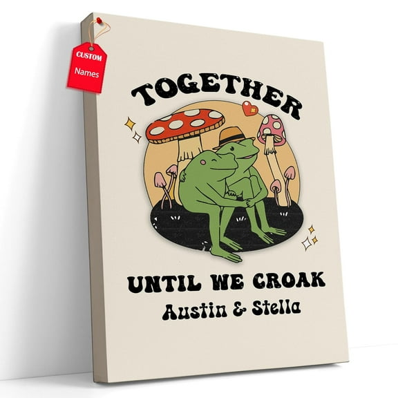 Personalized Couple Wall Art Decorations Custom Unique Romantic Gifts Idea for Her Him