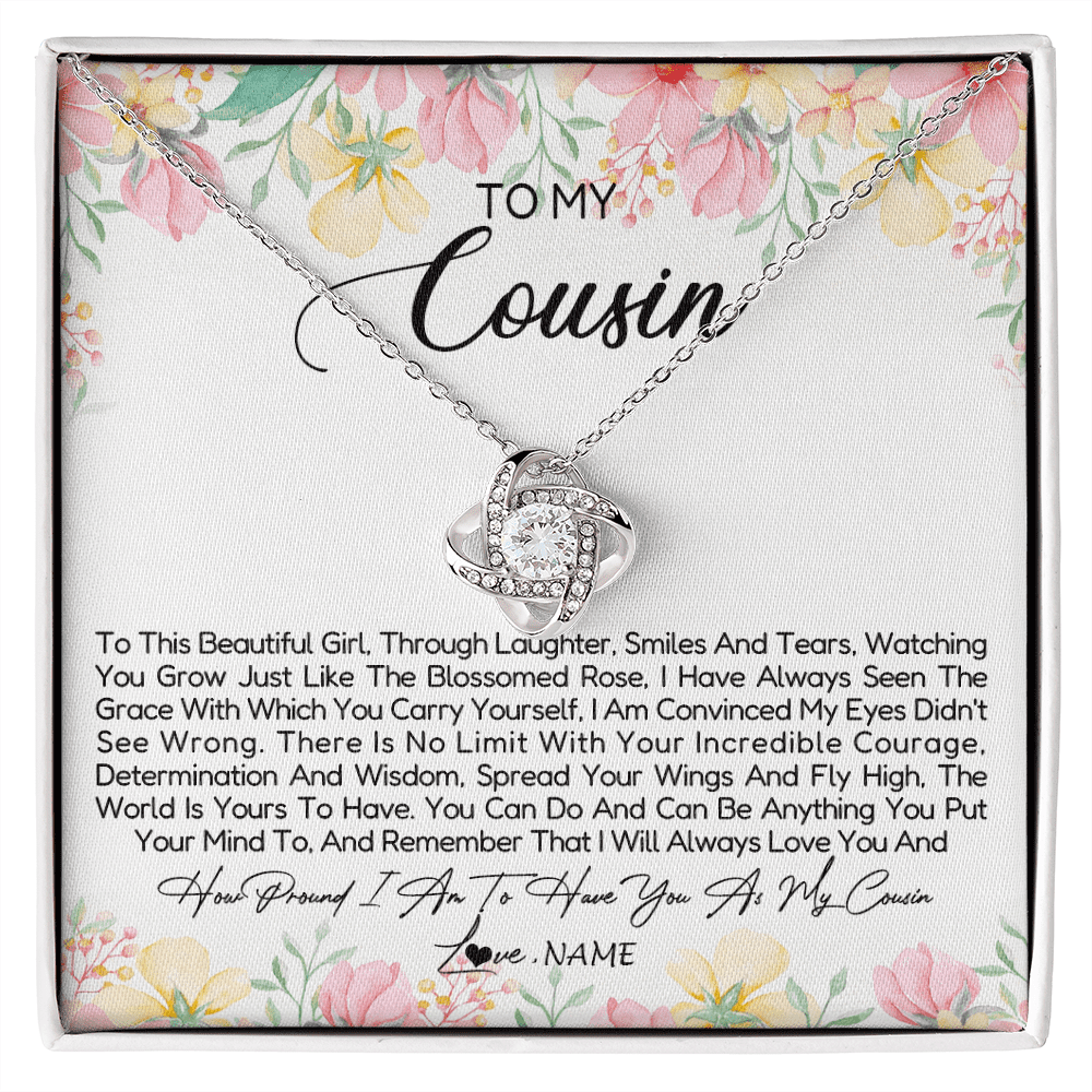 Personalized To My Cousin Necklace To This Beautiful Women Cousin ...