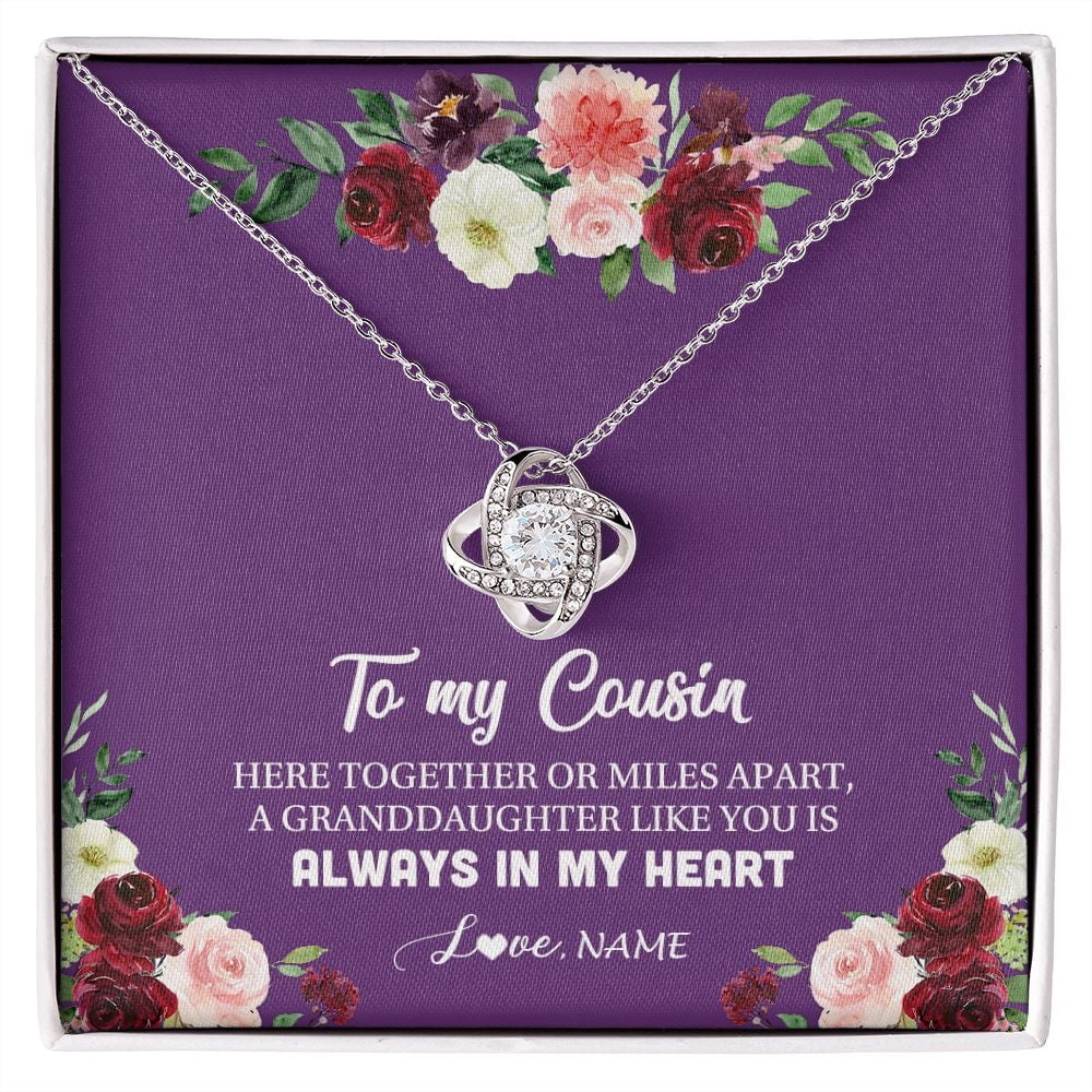 Personalized To My Cousin Necklace From Family You Is Always In My ...