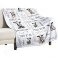Personalized Cow Baby Blanket Custom Monogrammed Receiving Blankets for