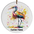 thumbnail image 1 of Personalized Crane Ornament, Custom Ornament for Animal Lover, Ideal Gift for Men, Women, Best Friend, Gift for Christmas, Birthday, Father's Day, Mother's day, 1 of 5