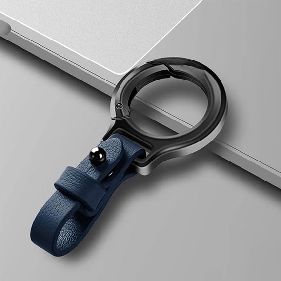 Personalized Creative Car Keychain Pendant for Keys, Durable Metal Plastic Leather