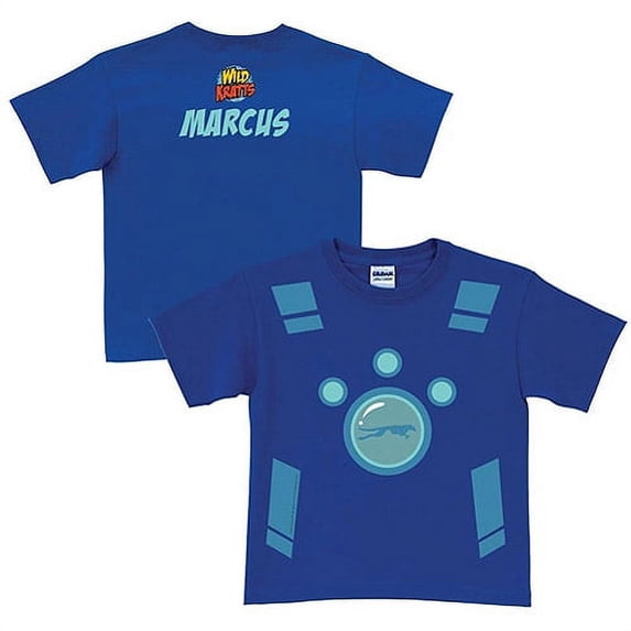 Personalized Creature Power Suit Boys' Blue T-Shirt