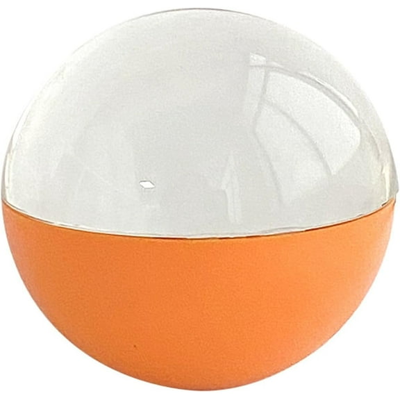 Personalized Crystal Balls Video Player - 2.7 Inch Digital Display Sphere with Custom Upload Videos & Photos, Light-Up Gifts for Anniversary, Birthday, Wedding Celebrations (Orange)