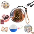 thumbnail image 1 of Personalized Crystal Balls Video Player With Light-Up Design, 7 Inch Digital Display Sphere Featuring Custom Upload Videos, Photos, And Music Playback, Ideal Gift For, 1 of 6