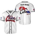 thumbnail image 1 of Personalized Cuba Baseball Shirt, Cuban Flag Jersey for Men and Women (5XL), 1 of 4