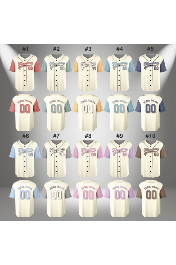 Personalized Custom Baseball Jersey Shirt, Baseball Jersey Uniform For Baseball Fans Lovers