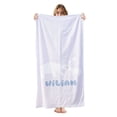 thumbnail image 1 of Personalized Custom Beach Towel - Microfiber Pool Swim Travel Large Soft Customized Name Towel (30"x60"), 1 of 9