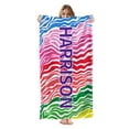 thumbnail image 1 of Personalized Custom Beach Towel - Microfiber Pool Swim Travel Large Soft Customized Name Towel (30"x60"), 1 of 5