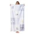 thumbnail image 1 of Personalized Custom Beach Towel - Microfiber Pool Swim Travel Large Soft Customized Name Towel (30"x60"), 1 of 9