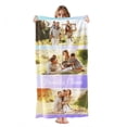 thumbnail image 1 of Personalized Custom Beach Towels with Picture Logo Photo Names Customized Pool Travel Towel for Kids Adults Women Men 30" X 60", 1 of 5