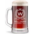 thumbnail image 1 of Personalized Custom Beer Mug Glass Cup, Engraved Etched Monogram 16 oz Classic Brew Mug Gift for Dad Drinker, 1 of 3