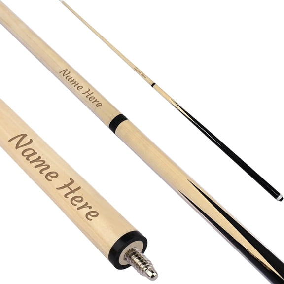 Personalized Custom Billiard Pool Cue Stick with Engraved Name