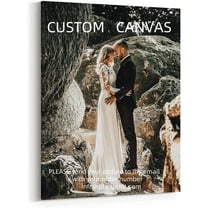 Personalized Custom Canvas Prints: Photo On Canvas (Framed 8X10) Transform Your Photos into Stunning Framed Wall Art Digitally.(Please send photos to customer service after placing an order)