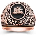 thumbnail image 1 of Personalized Custom Class Rings Sterling Silver Rings Class Rings for Women High School Cubic Zirconia Birthstone Women's Class Rings Graduation Rings for Women 2024 Size 5-15 Gold Plated Class Rings, 1 of 9