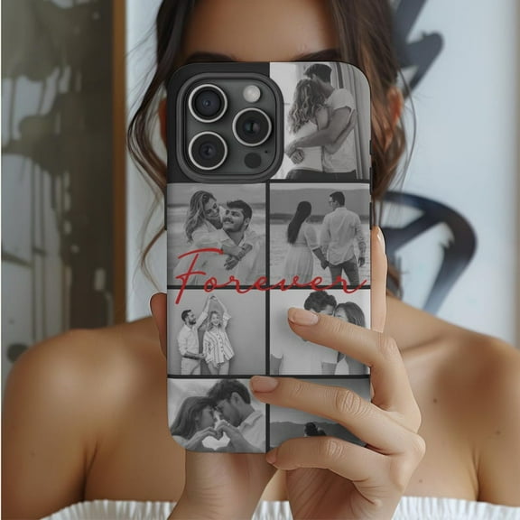 Personalized Custom Collage Photo Artistic Printed Phone Case with iPhone 11 to 17 Pro Max