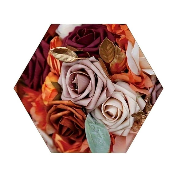 Personalized Custom Hexagon Acrylic Photo Panels, Collage Wall Art Picture, Gifts For Family And Friends, EVA Adhesive No Damage Peel and Stick Tape