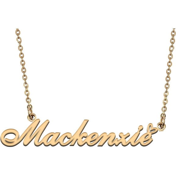Personalized Custom Initial Pendant Name Necklaces For Womens In Gold Silver[o1052]