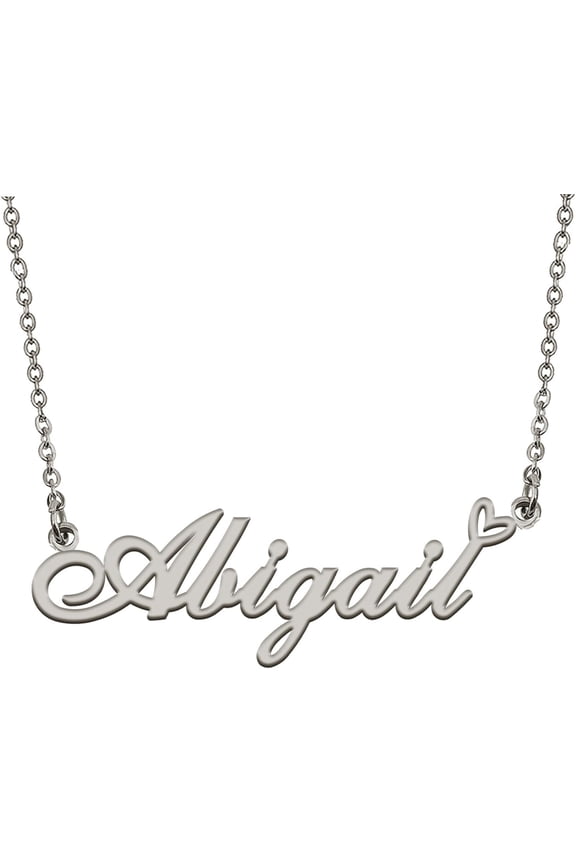 Personalized Custom Initial Pendant Name Necklaces For Womens In Gold Silver[o1085]