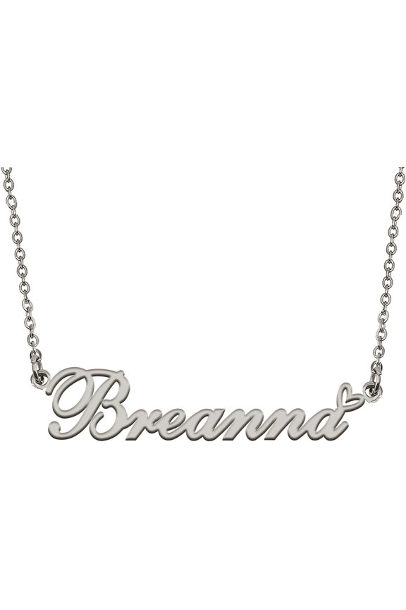 Personalized Custom Initial Pendant Name Necklaces For Womens In Gold Silver[o1148]