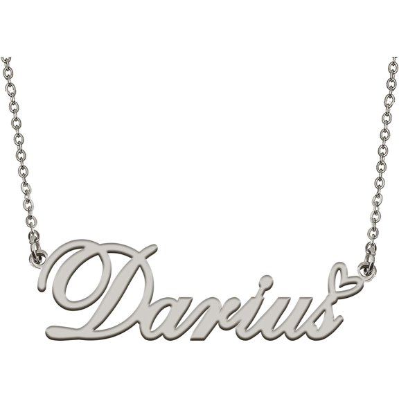 Personalized Custom Initial Pendant Name Necklaces For Womens In Gold Silver[o1278]