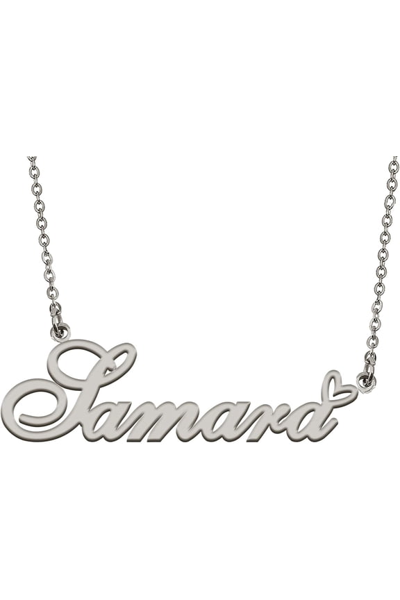 Personalized Custom Initial Pendant Name Necklaces For Womens In Gold Silver[o1356]