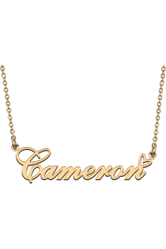 Personalized Custom Initial Pendant Name Necklaces For Womens In Gold Silver[o1407]