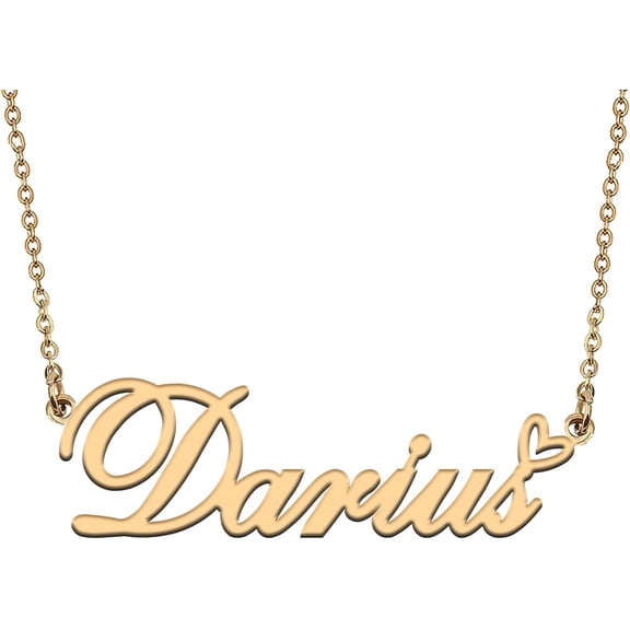 Personalized Custom Initial Pendant Name Necklaces For Womens In Gold Silver[o1757]