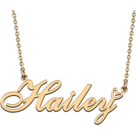Personalized Custom Initial Pendant Name Necklaces For Womens In Gold Silver[o1804]