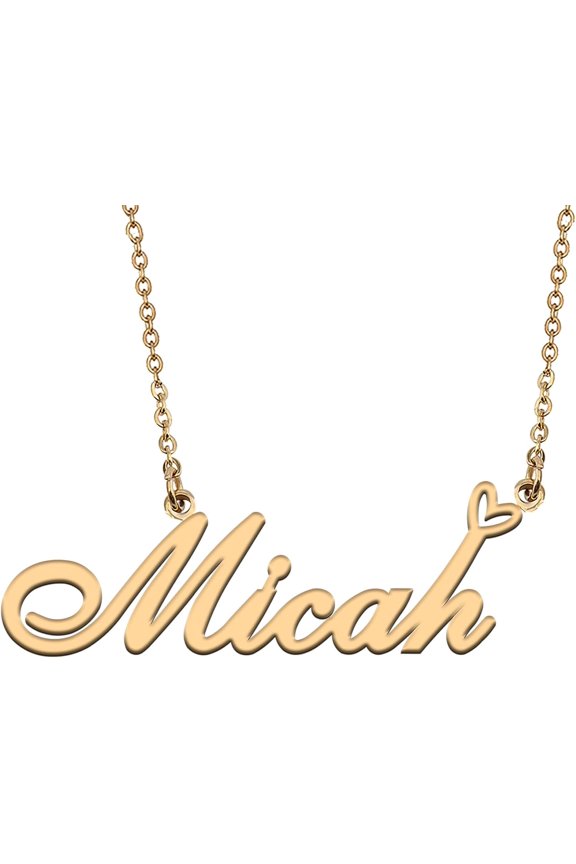 Personalized Custom Initial Pendant Name Necklaces For Womens In Gold Silver[o1912]