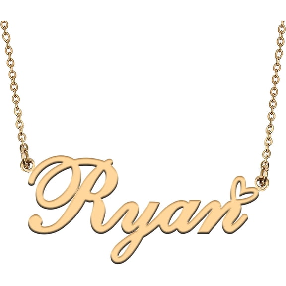 Personalized Custom Initial Pendant Name Necklaces For Womens In Gold Silver[o2042]