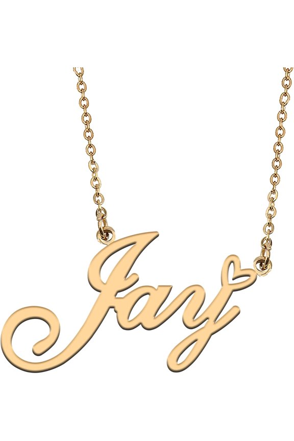 Personalized Custom Initial Pendant Name Necklaces For Womens In Gold Silver[o2120]