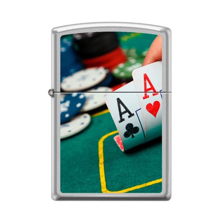 Personalized Custom Message Engraved on Back Ace of Spades Zippo Windproof Lighter (Aces #Z5410)
