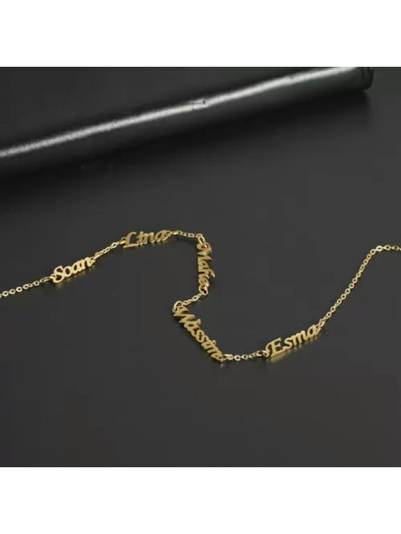 Personalized Custom Multi-name Family Name Necklace Birthday Gift Jewelry