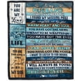 thumbnail image 1 of Personalized Custom Name to My Husband Blanket from Wife You are My Everything Husband Birthday Christmas Wedding Anniversary Bed Quilt Fleece Throw Blanket (30 x 40 in Baby Size), 1 of 5