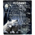 thumbnail image 1 of Personalized Custom Name to My Husband Blanket from Wife You are My Everything Husband Birthday Christmas Wedding Anniversary Bed Quilt Fleece Throw Blanket (30 x 40 in Baby Size), 1 of 5