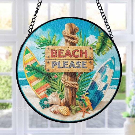 Personalized Custom Pet Dog Portrait Stained Glass Suncatcher Art Memorial Gift