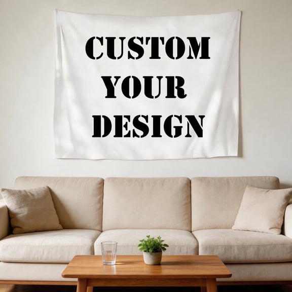 Personalized Custom Tapestry - Upload Your Own Image for a Unique Wall Hanging Backdrop, Perfect for Home & Living Room Decor, Bedroom Wall Art (50x60inch)